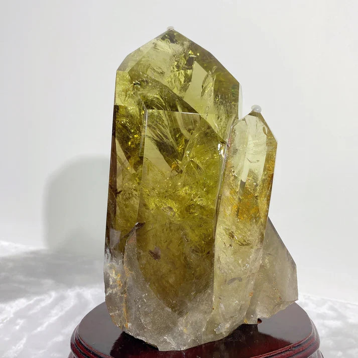 Unique Rainbow Citrine Tower Crystal Healing